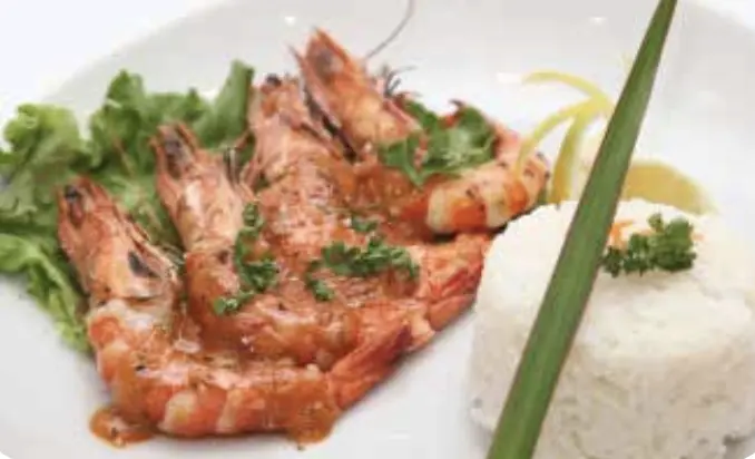 Gambas grillé
